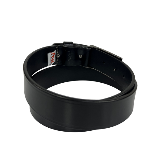 Cinturon casual en piel genuina para caballero modelo #5028 Negro 40mm