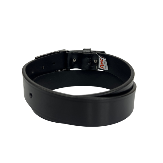 Cinturon casual en piel genuina para caballero modelo #4065 Negro 35mm