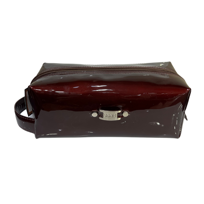 Bolsa de viaje en piel genuina color tinto para dama y/o caballero modelo #0003