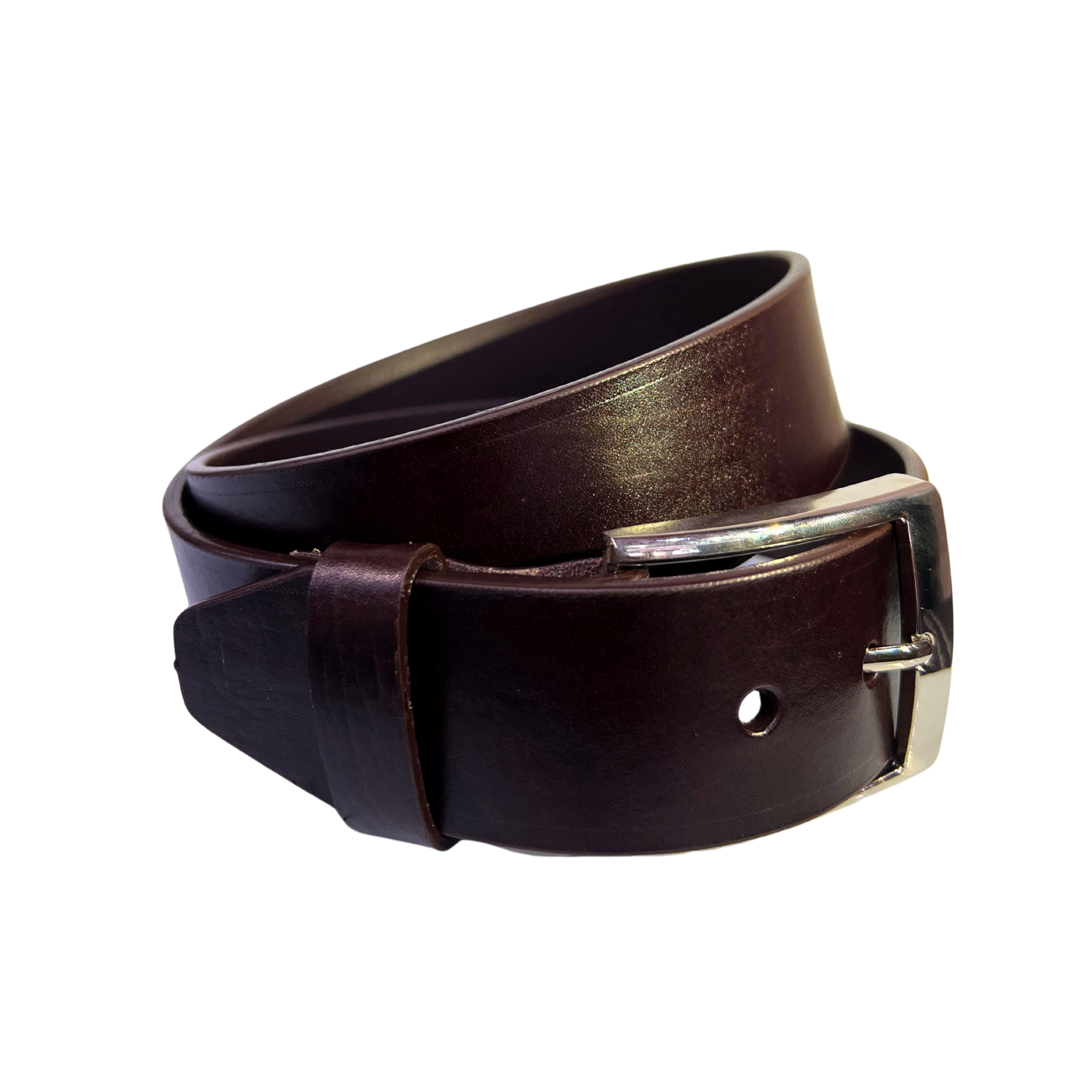 Cinturon casual en piel genuina para caballero modelo #2125 Cafe oscuro 45mm