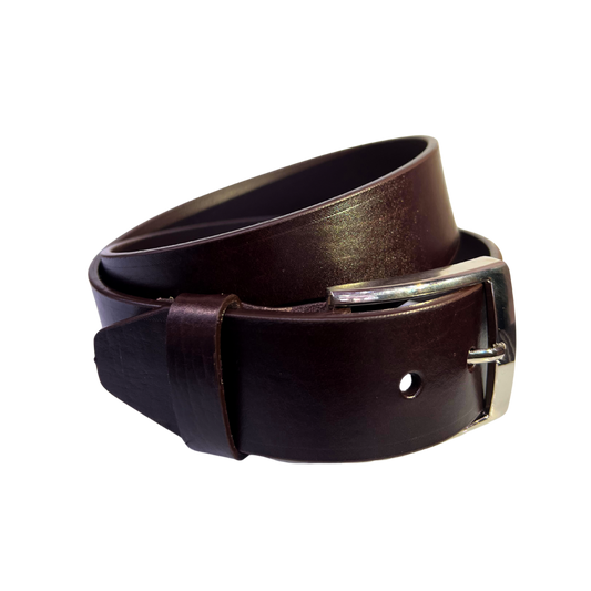 Cinturon casual en piel genuina para caballero modelo #2125 Cafe oscuro 45mm