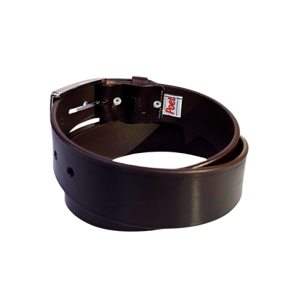 Cinturon casual en piel genuina para caballero modelo #2125 Cafe oscuro 45mm