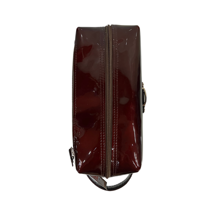 Bolsa de viaje en piel genuina color tinto para dama y/o caballero modelo #0003