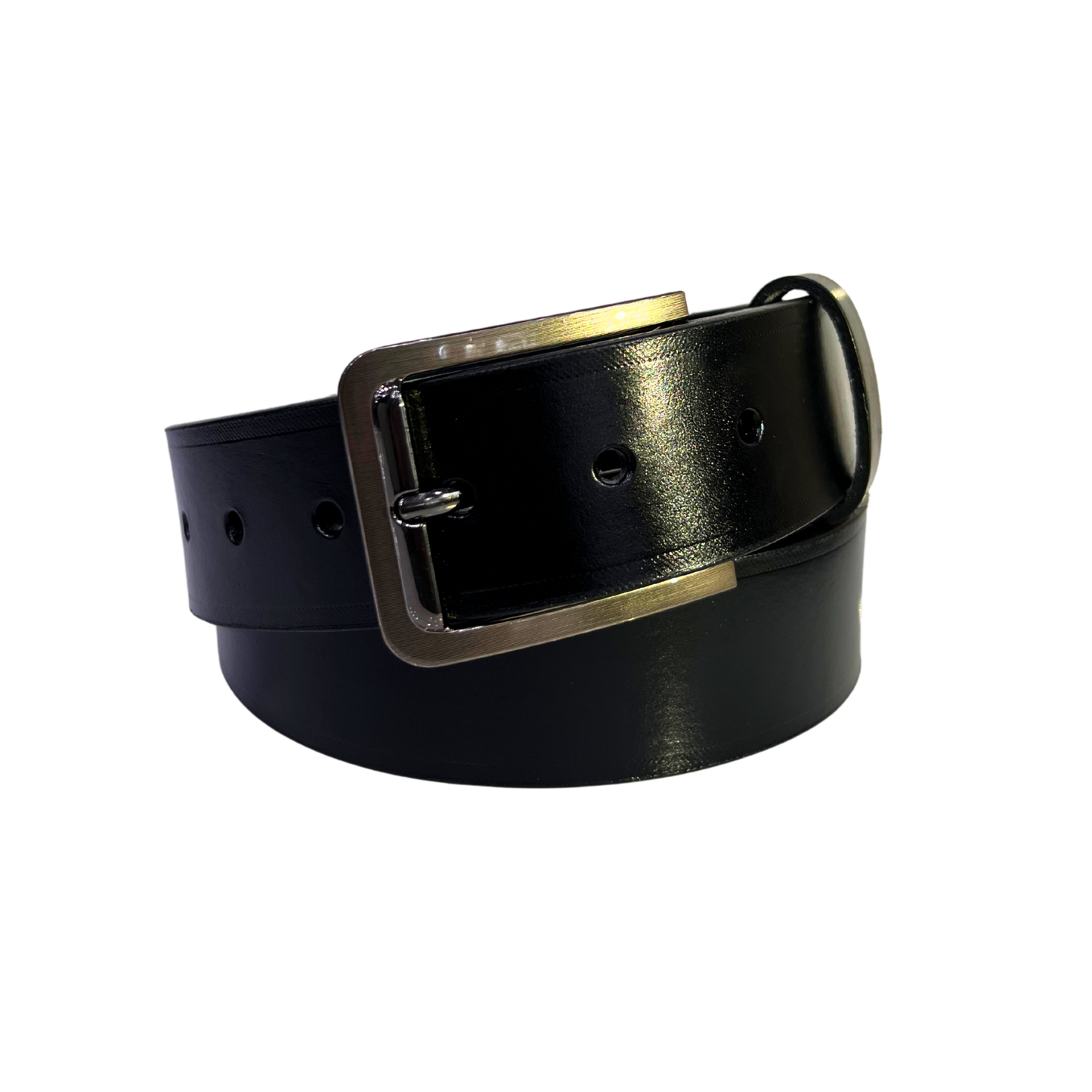 Cinturon casual en piel genuina para caballero modelo #2132 Negro 40mm