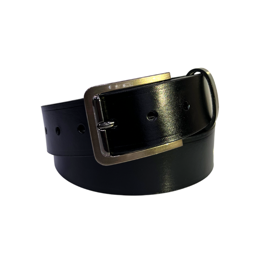 Cinturon casual en piel genuina para caballero modelo #2132 Negro 40mm