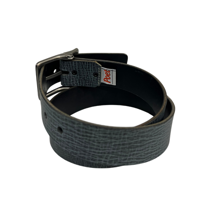 Cinturon casual en piel genuina para caballero modelo #2062 Gris 40mm