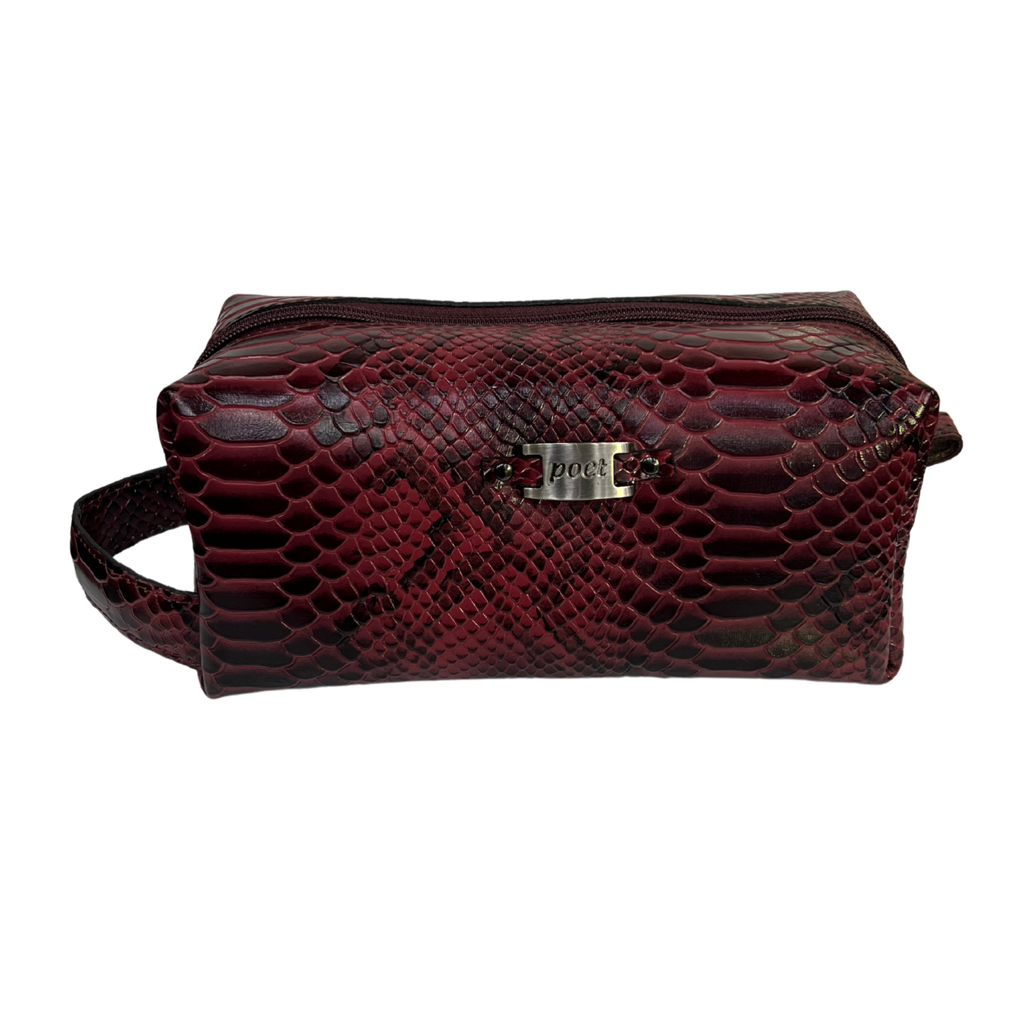 Bolsa de viaje en piel genuina color tinto para dama y/o caballero modelo #0005 (edicion especial)
