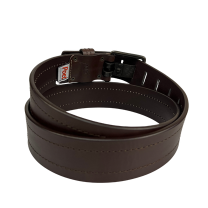 Cinturon casual en piel genuina para caballero modelo #1893 Cafe 45mm