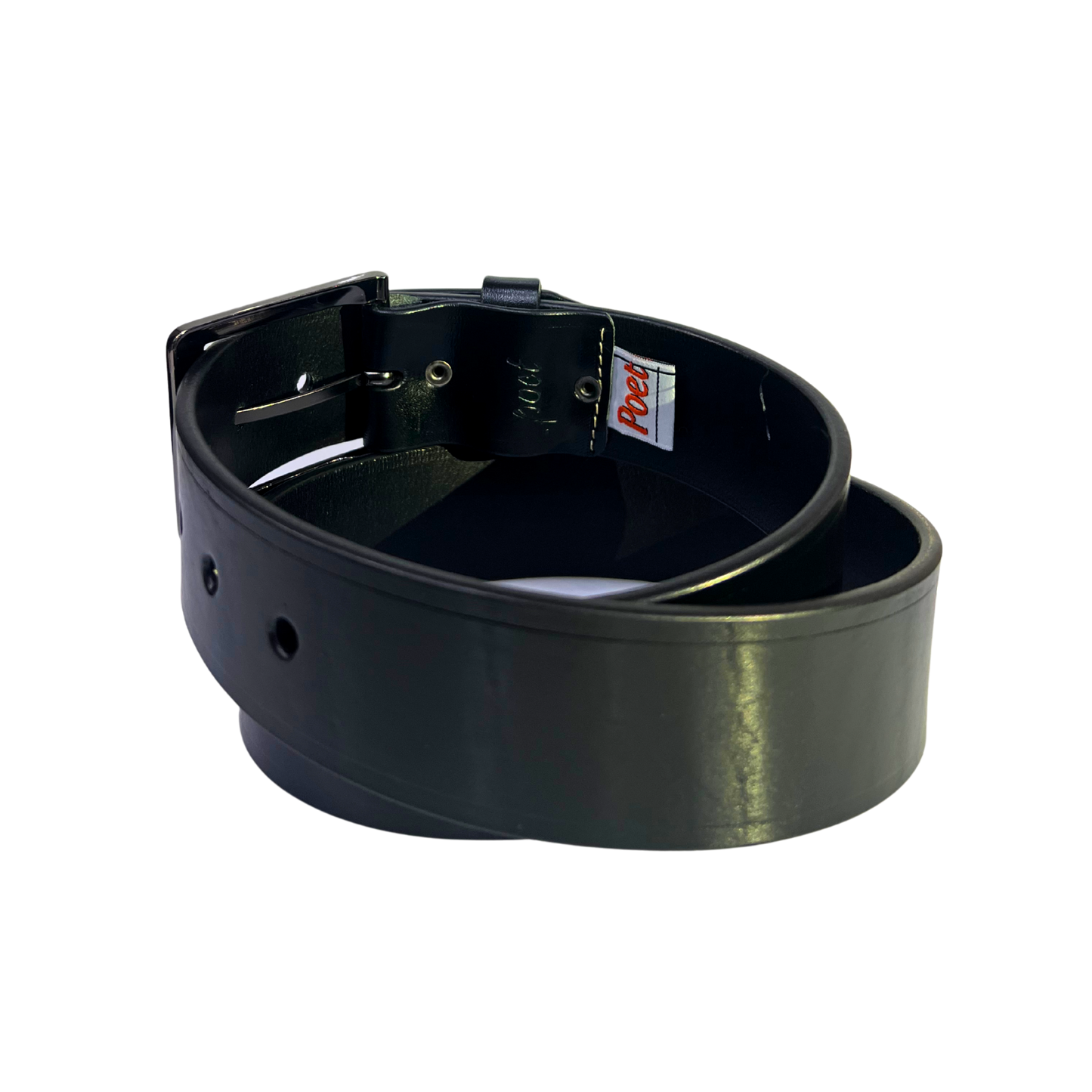 Cinturon casual en piel genuina para caballero modelo #2125 Negro 45mm