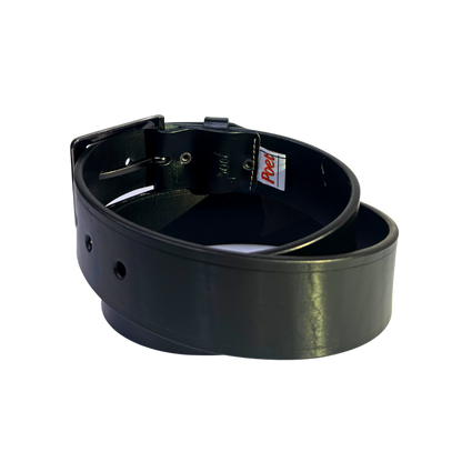 Cinturon casual en piel genuina para caballero modelo #2125 Negro 45mm