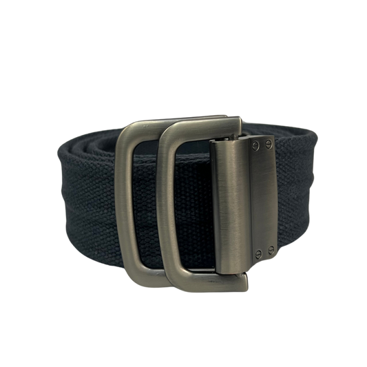 Cinturon de lona para caballero modelo #1111 Gris azulado 45mm