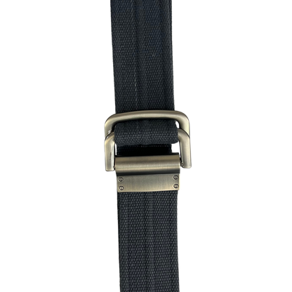 Cinturon de lona para caballero modelo #1111 Gris azulado 45mm