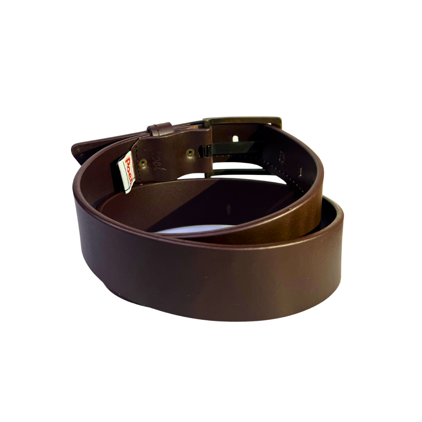 Cinturon casual en piel genuina para caballero modelo #1680 Cafe 40mm