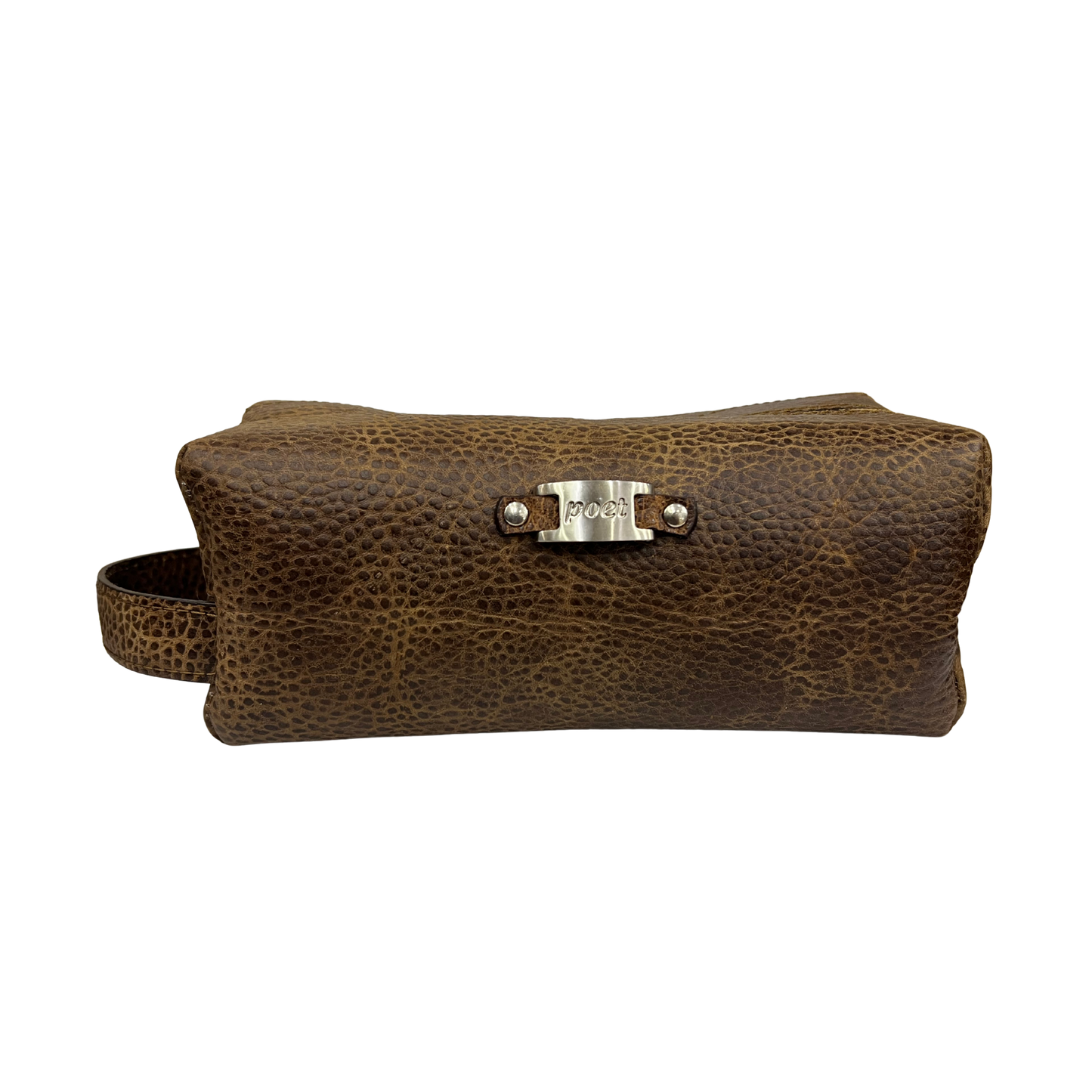 Bolsa de viaje en piel genuina color miel para dama y/o caballero modelo #0014
