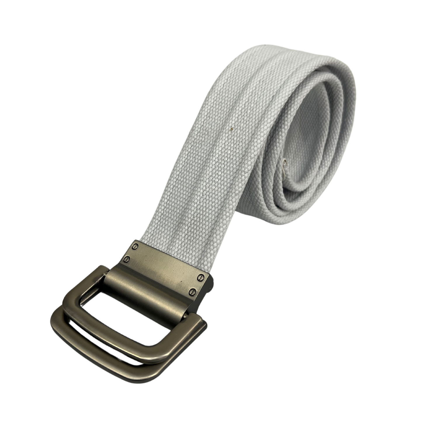 Cinturon de lona para caballero modelo #1111 Blanco 45mm