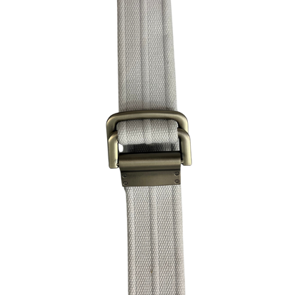 Cinturon de lona para caballero modelo #1111 Blanco 45mm