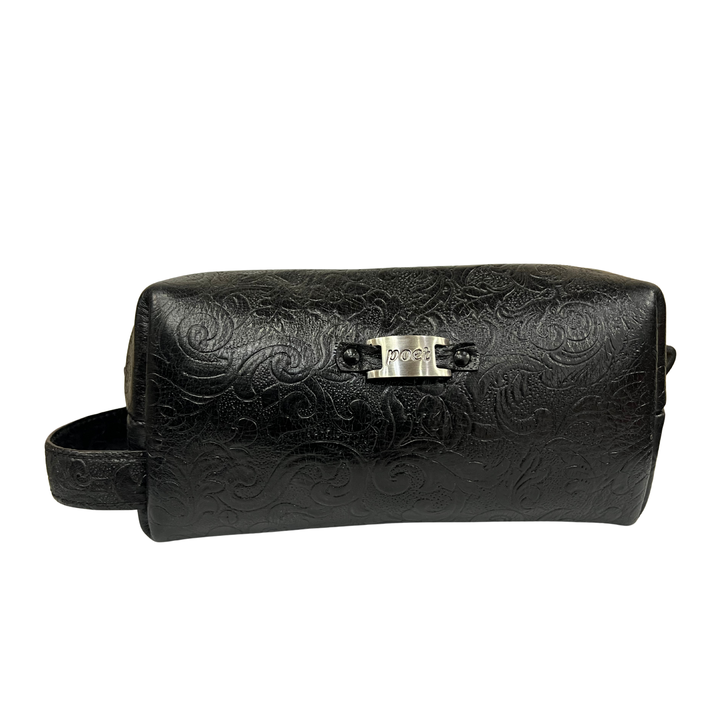 Bolsa de viaje en piel genuina color negro para dama y/o caballero modelo #0012