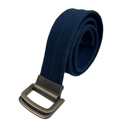 Cinturon de lona para caballero modelo #1111 Azul marino 45mm