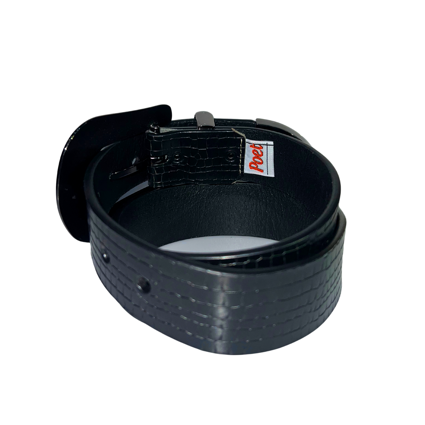Cinturon vaquero en piel genuina para caballero modelo #3078 Negro (edicion especial) 40mm