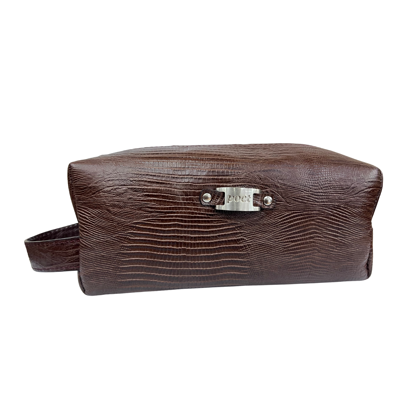 Bolsa de viaje en piel genuina color cafe para dama y/o caballero modelo #0013