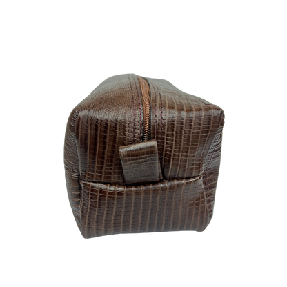 Bolsa de viaje en piel genuina color cafe para dama y/o caballero modelo #0013