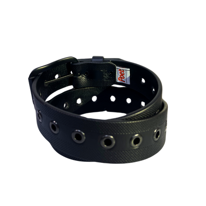 Cinturon casual en piel genuina para caballero modelo #5056 Negro 40mm