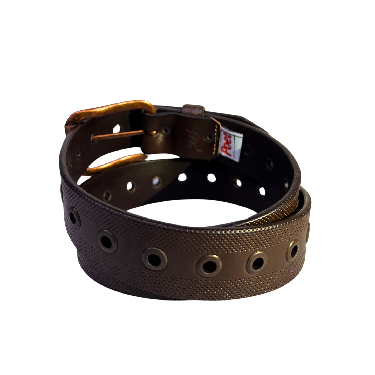 Cinturon casual en piel genuina para caballero modelo #5056 Cafe 40mm