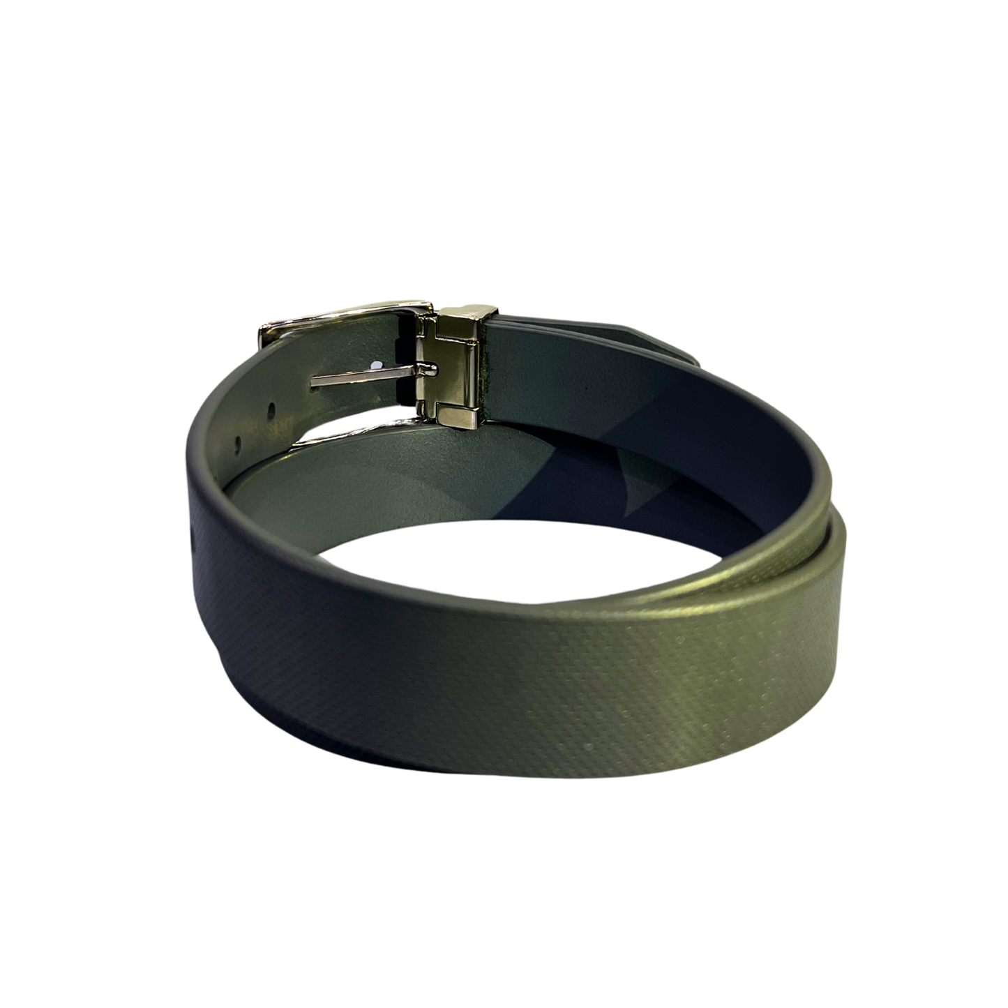 Cinturon de vestir en piel genuina para caballero modelo #2163 Gris 35mm