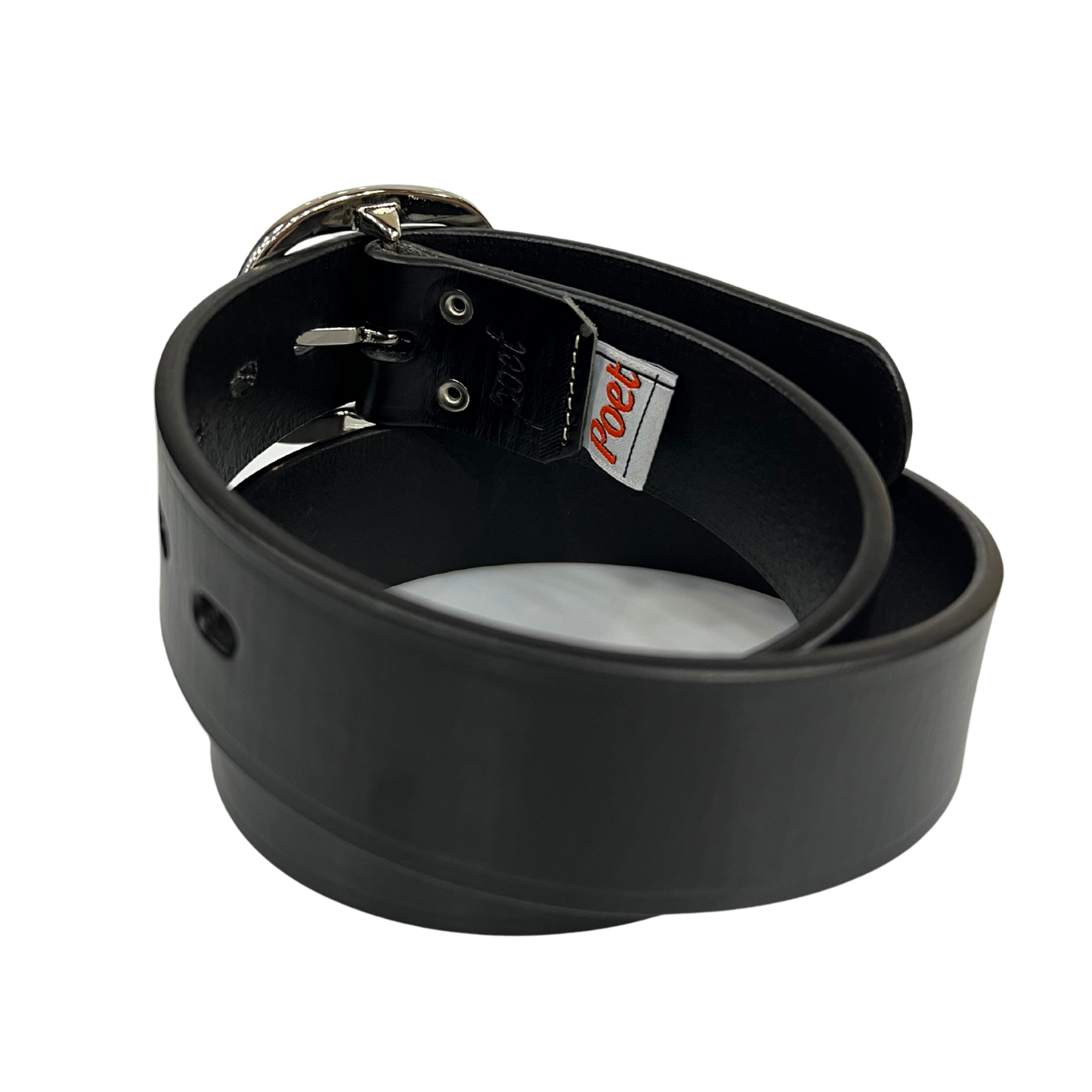 Cinturon casual en piel genuina para dama modelo #3026 Negro 40mm