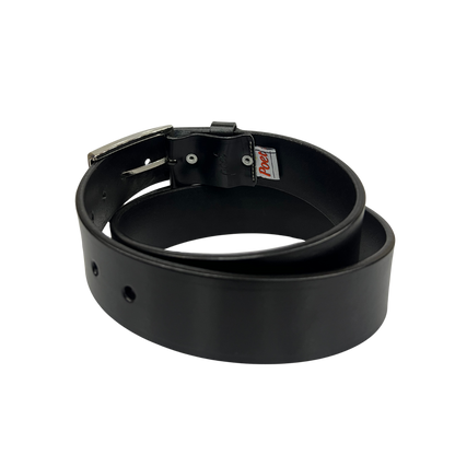 Cinturon casual en piel genuina para caballero modelo #2125 Negro 45mm